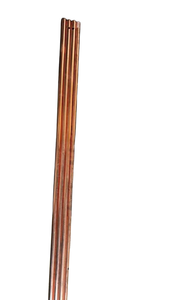 Copper-Bonded Earthing Rod And Lightning Arrester Set