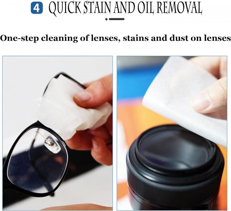 Disposable Lens Cleaning Wipes