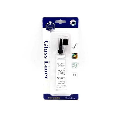 White Glass And Pot Liner Color Tube