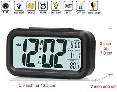Black Smart Clock