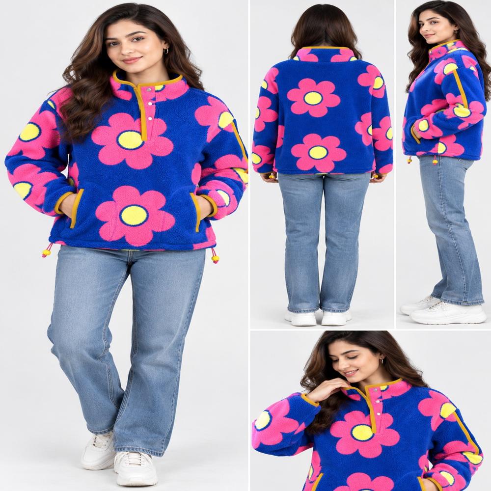 Export Surplus Women Fleece Jacket