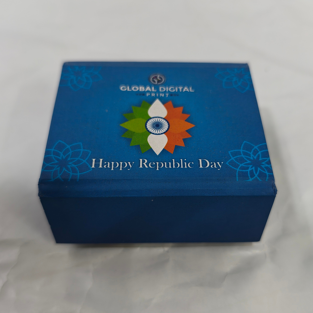 Blue Promotional Corrugated Box