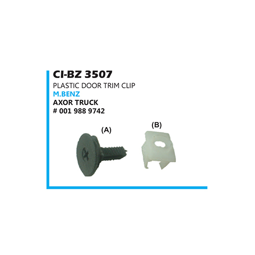 CIBZ3507 M Benz Truck Plastic Door Trim Clip