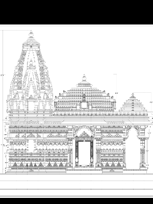Stone Temple Architect - Color: As Per Requirement
