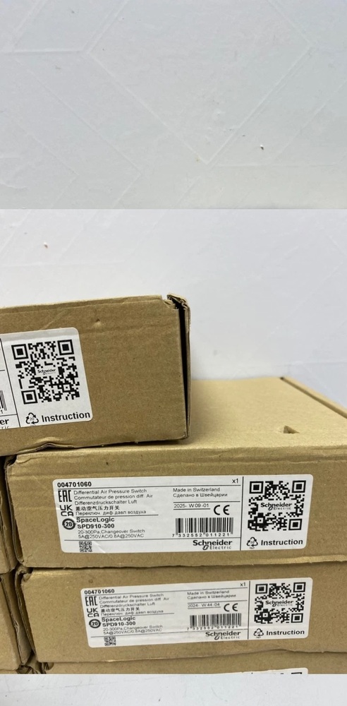 Schneider Electric SPD910-1000Pa Differential Air Pressure Switch