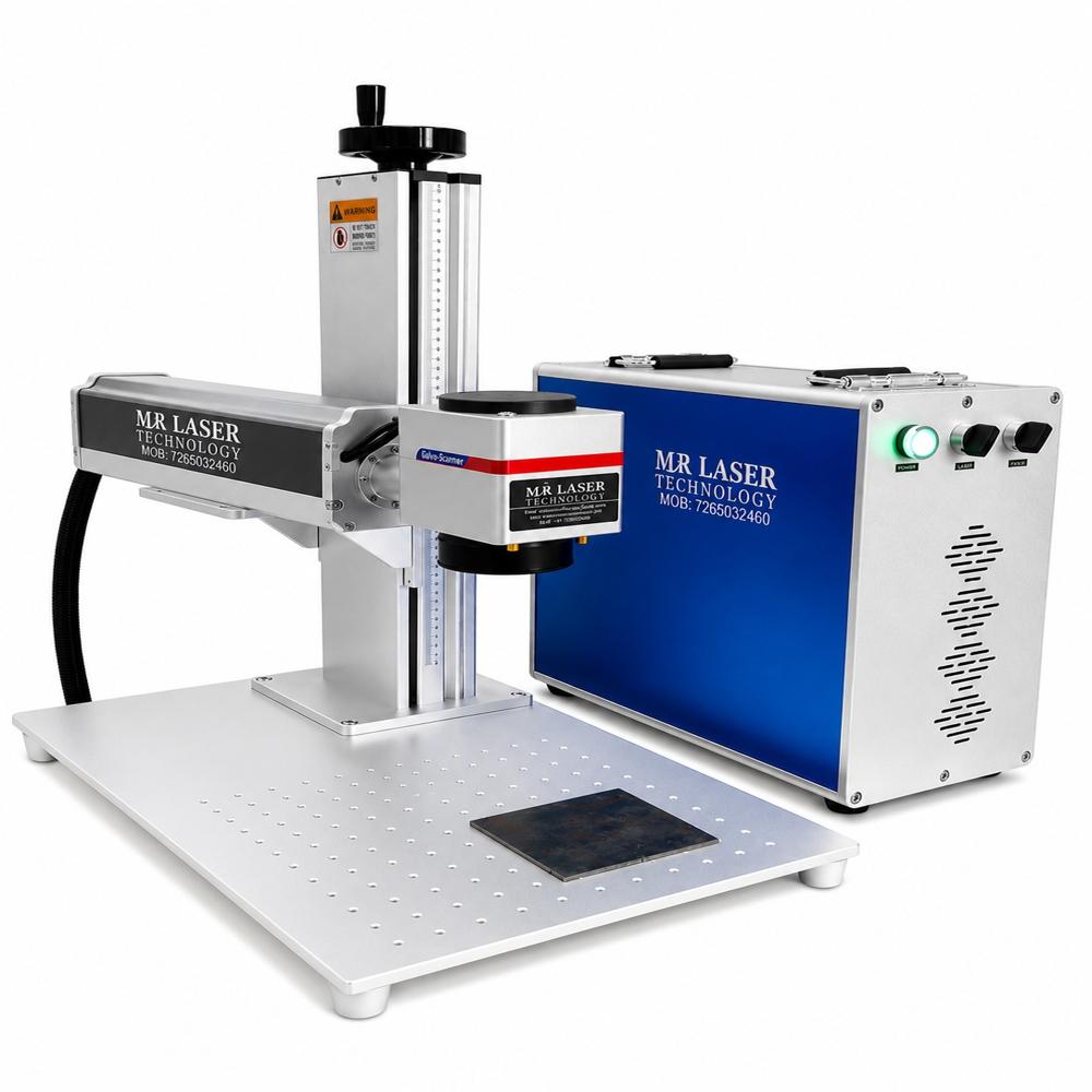 Industrial 30W Spilit Portable Fiber Laser Marking Machine - Accuracy: 2 Mm