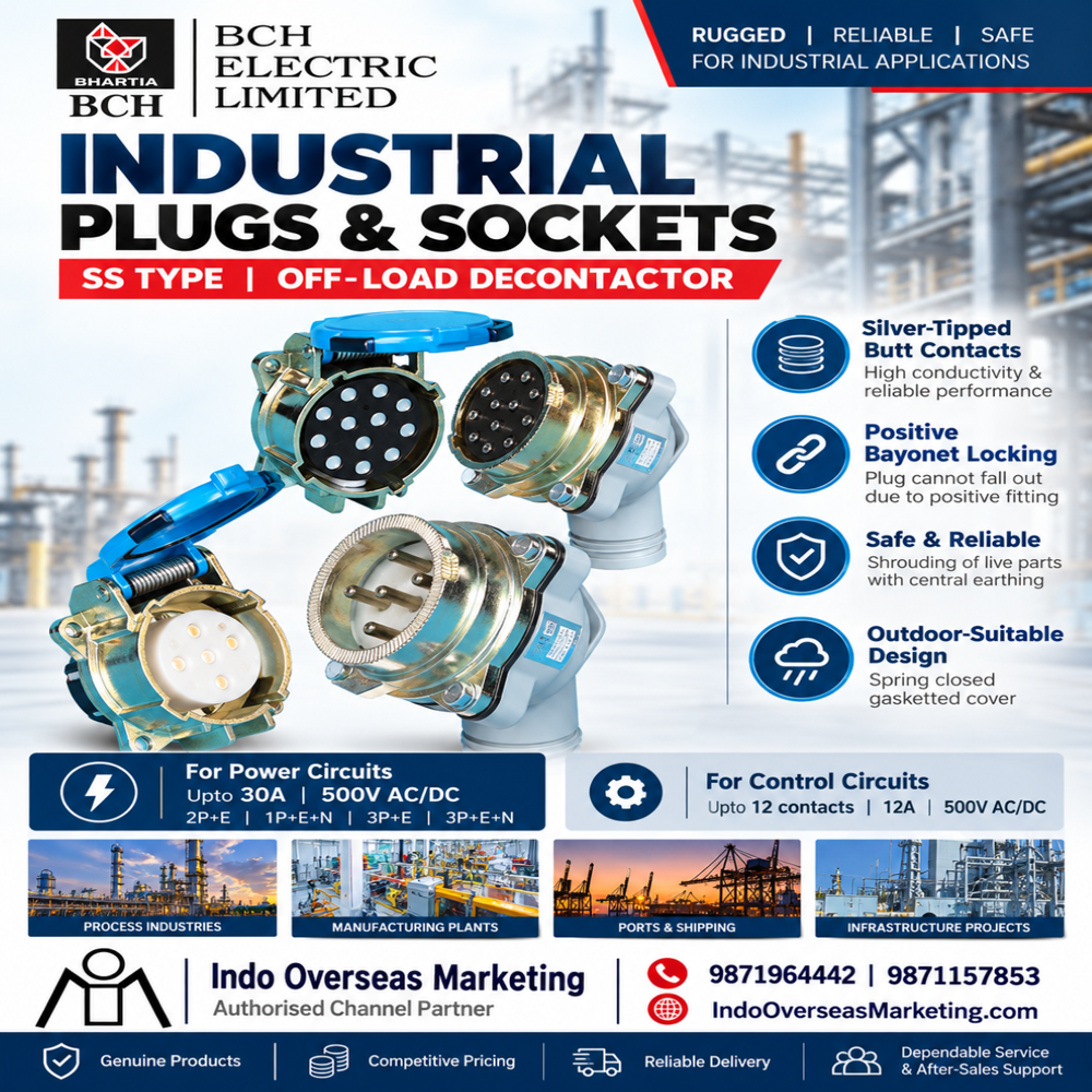 BCH - SS Type Industrial Plugs & Sockets