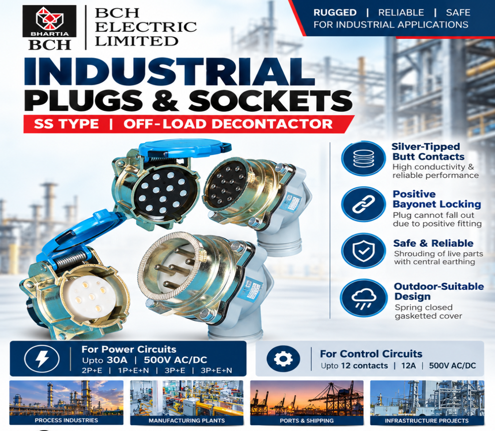 BCH - SS Type Industrial Plugs & Sockets