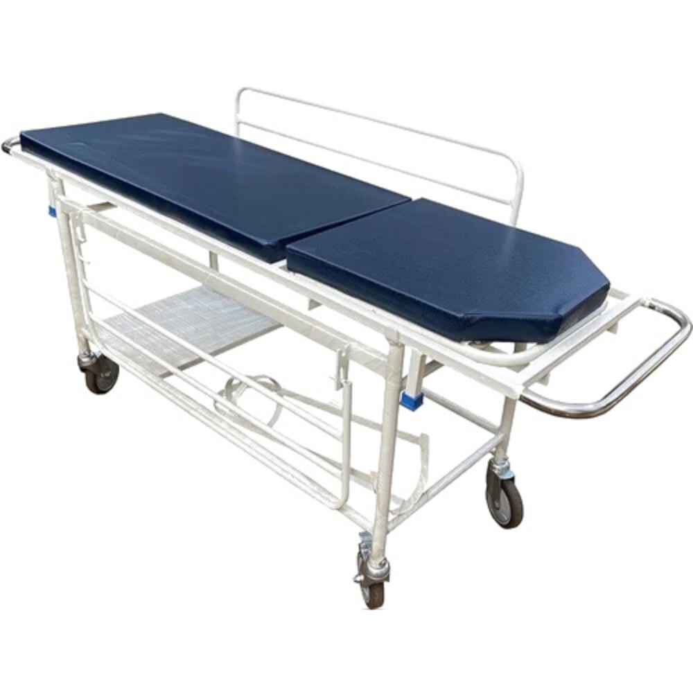 Patient Examination Table - 22" X 72" X 33" Height | Polished Stainless Steel, Indian Style Design, Hygienic Surface For Hospitals