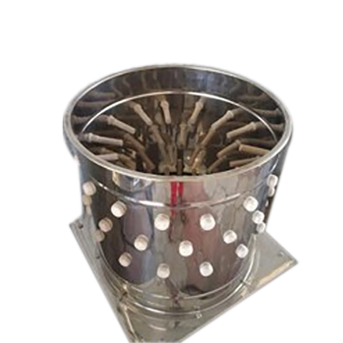 Drum Type Chicken Feather Cleaner - Automation Grade: Semi-Automatic
