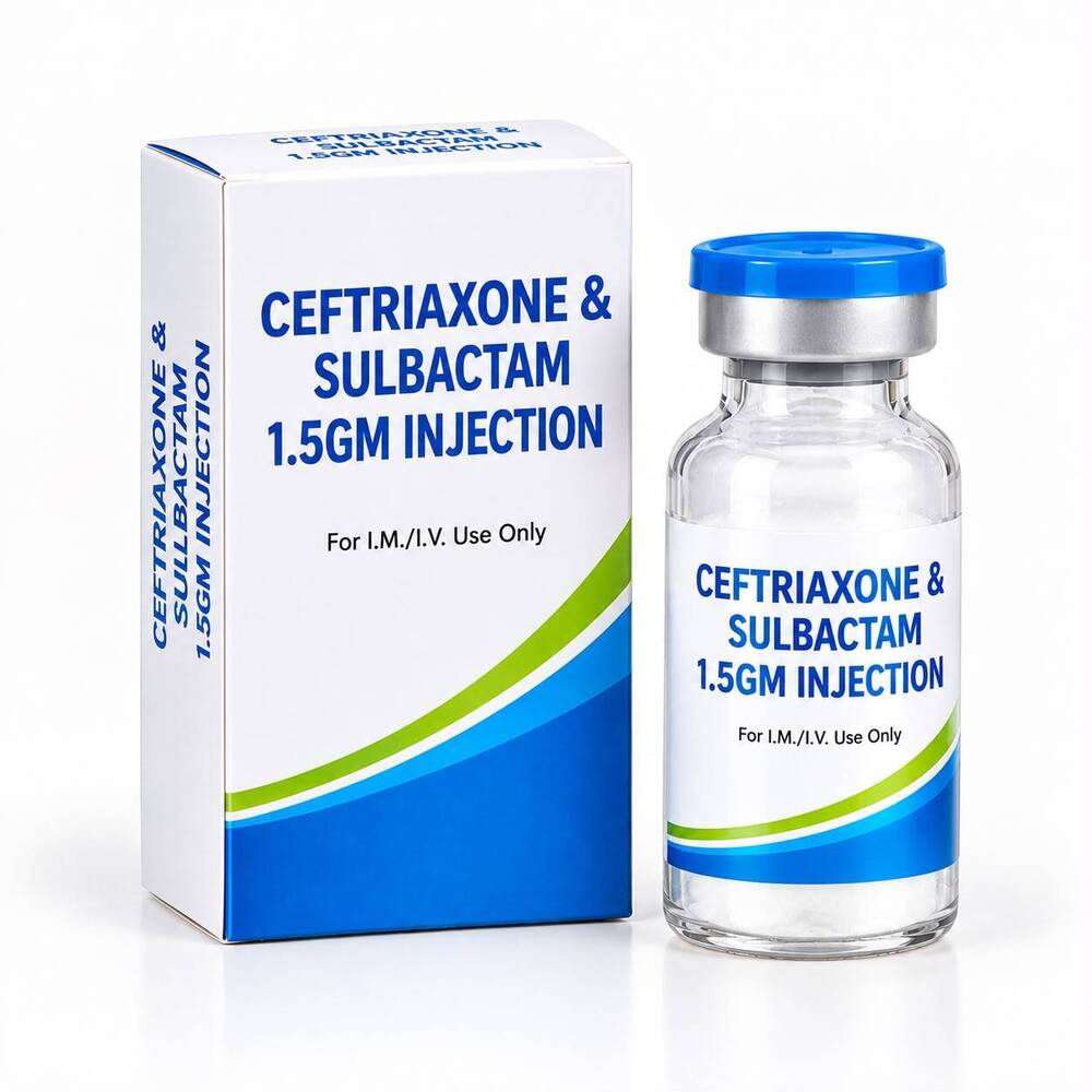 Ceftriaxone  And Sulbactam 1.5GM Injection