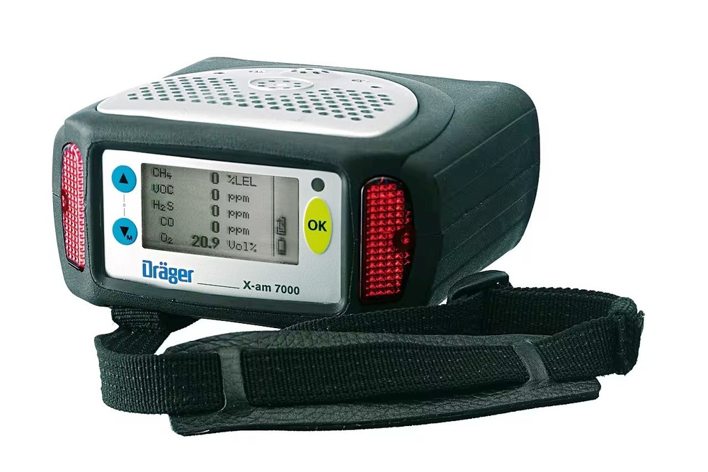 DrA ger X-am 7000 Portable Multi Gas Detector Monitor Marine Safety Meter