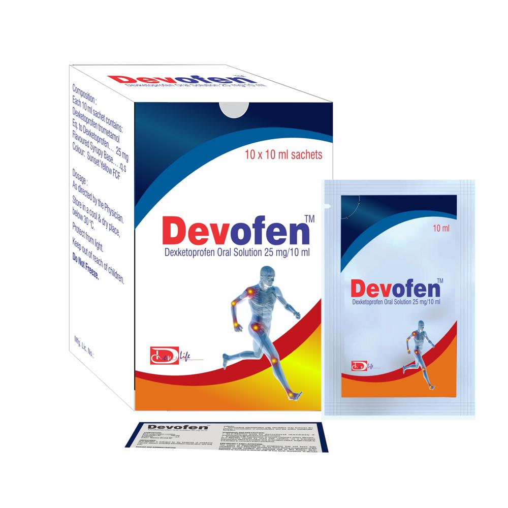 Dexketoprofen Oral Solution 25 mg/10 ml
