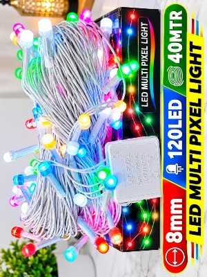 8mm 120led 40mtr led multi pixel light