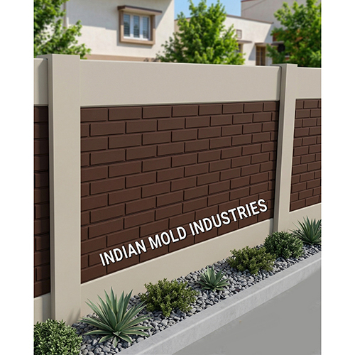 BW103 Simple Brick Boundary Wall Mould