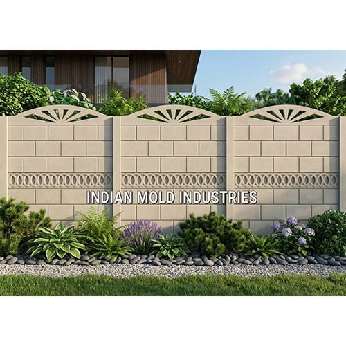 BW102 3 Line Boundary Wall Mould