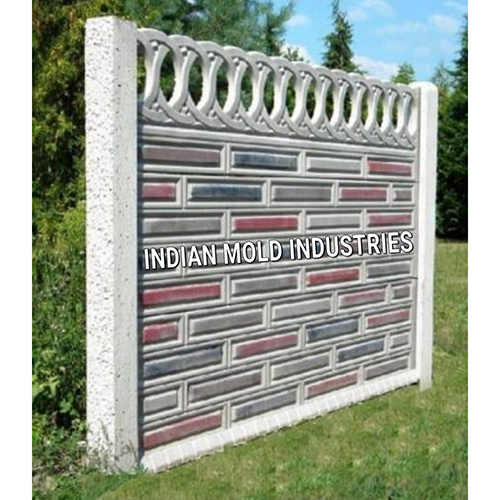 BW106 Big Small Brick Boundary Wall Mould