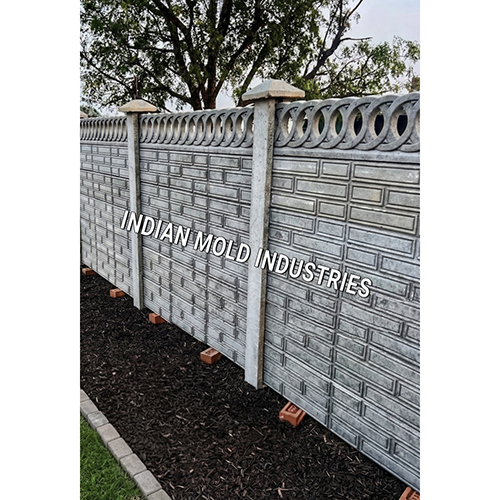 BW106 Big Small Brick Boundary Wall Mould