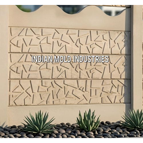 BW107 Chota Patthar Nukeela Patthar Boundary Wall Mould
