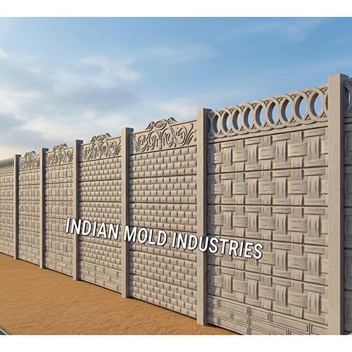 BW112 Double Bhuj Boundary Wall Mould