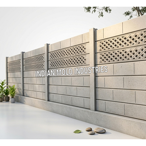 BW116 Burfi Boundary Wall Mould