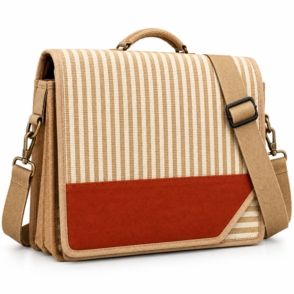 Jalan JB-15 Jute Messenger Bag 