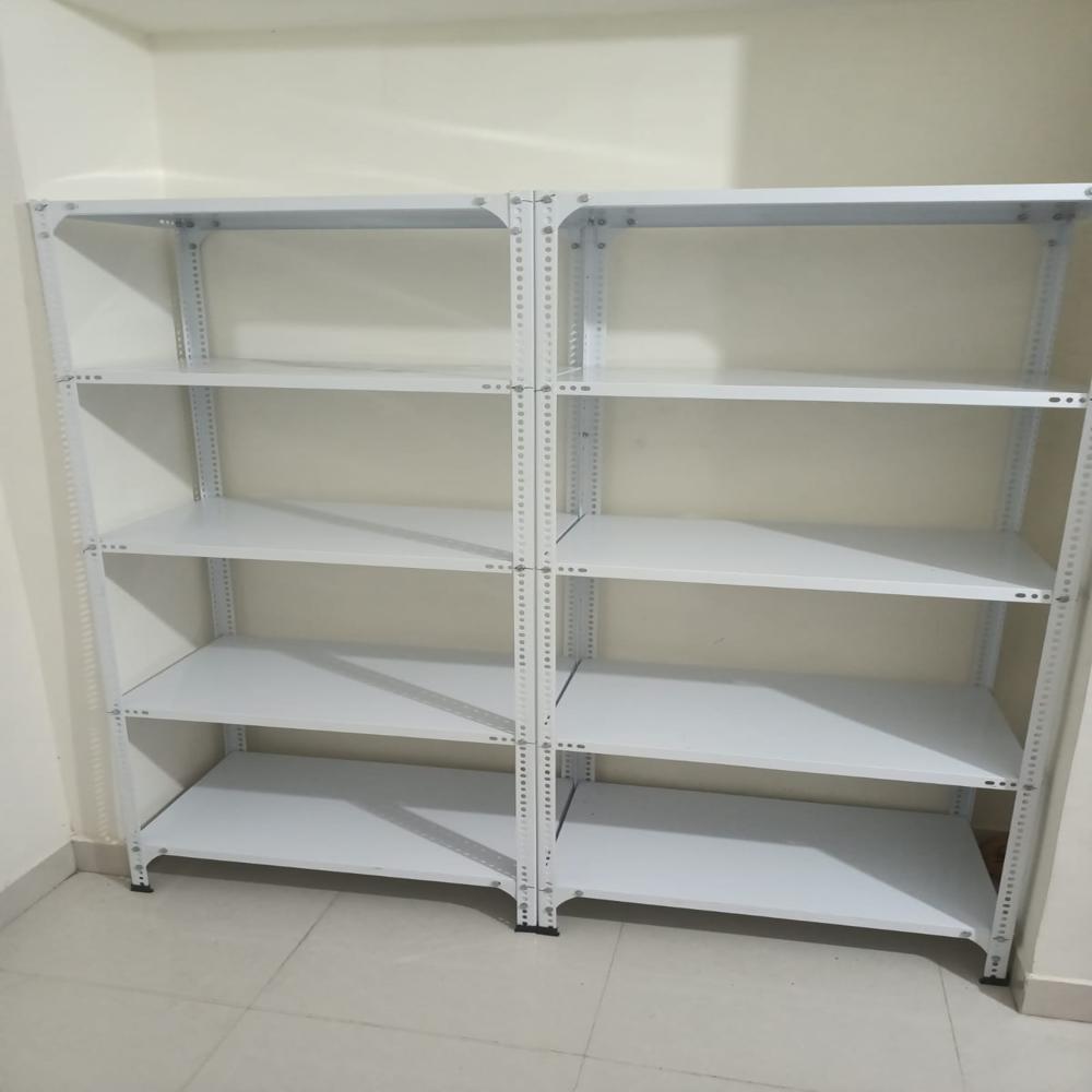 Three Clidding Seat Slotted Angle Rack