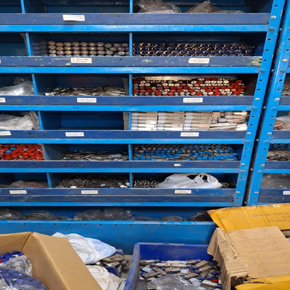 Three Clidding Seat Slotted Angle Rack