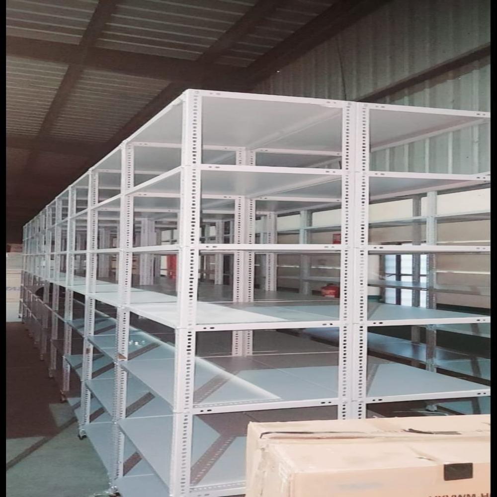 Three Clidding Seat Slotted Angle Rack