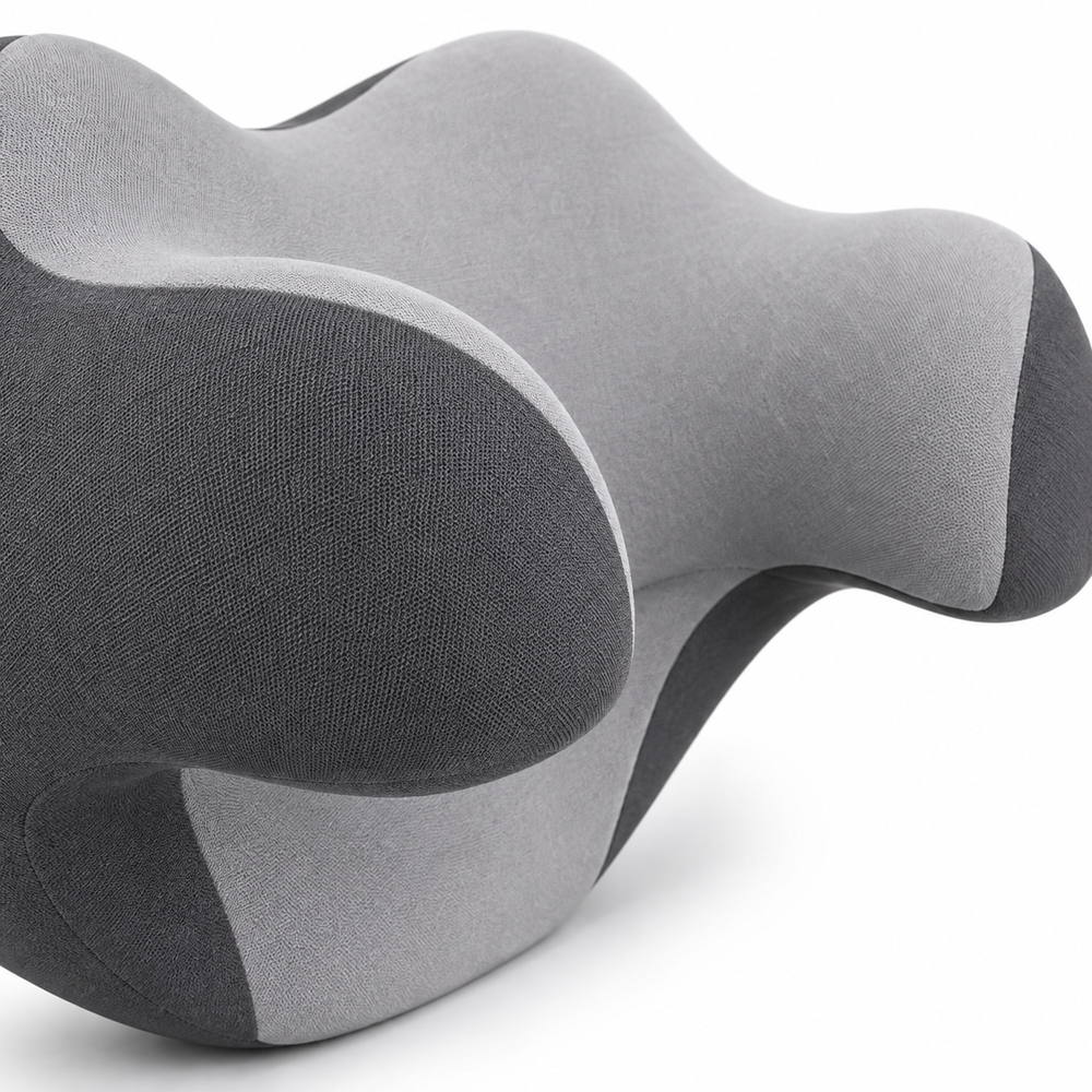 Car Sleeping Head Rest - Color: Grey