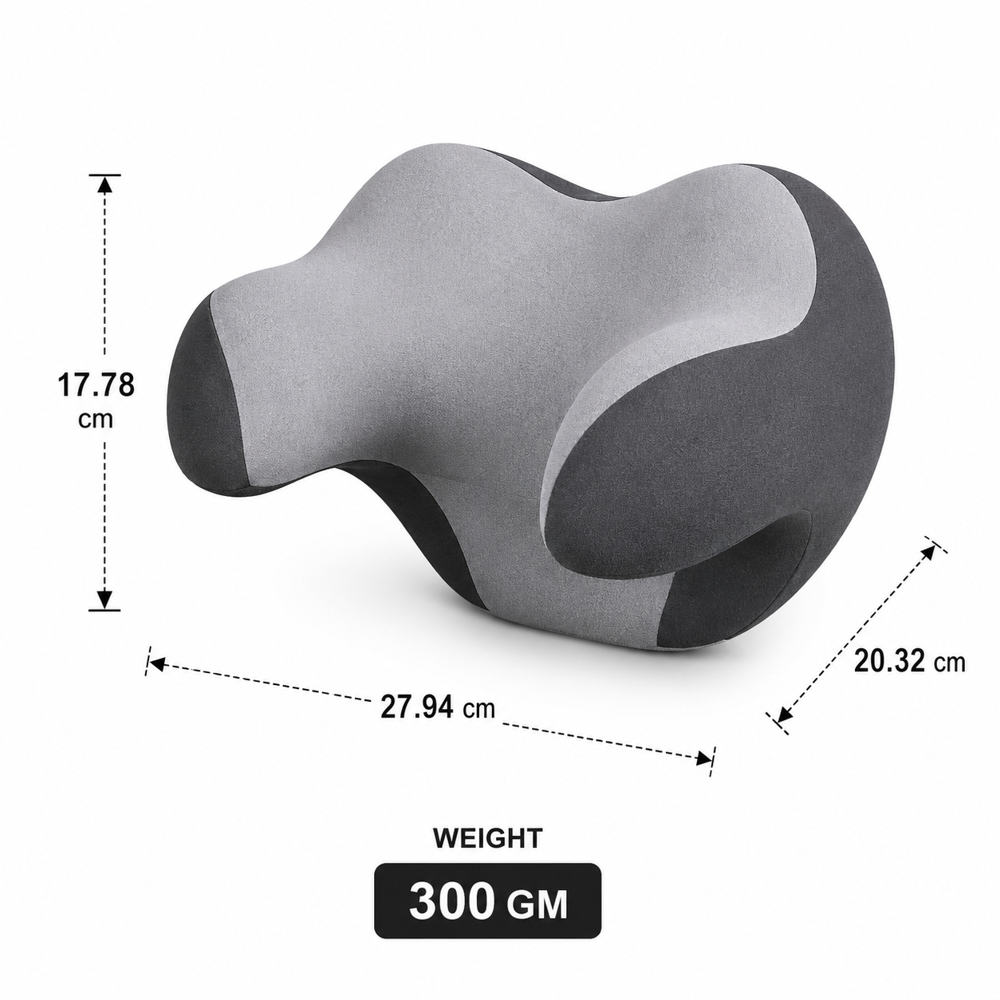 Car Sleeping Head Rest - Color: Grey