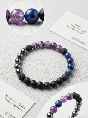 Natural Moolank 8 Crystal Bracelet for Saturn (Shani) Energy