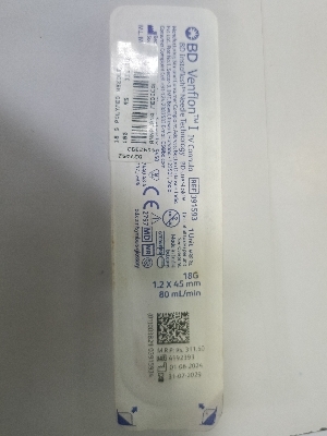 Bd Venflon Iv Cannula 18g