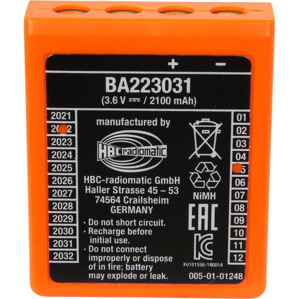 HBC Make NiMH Battery BA223030/31,3.6VDC