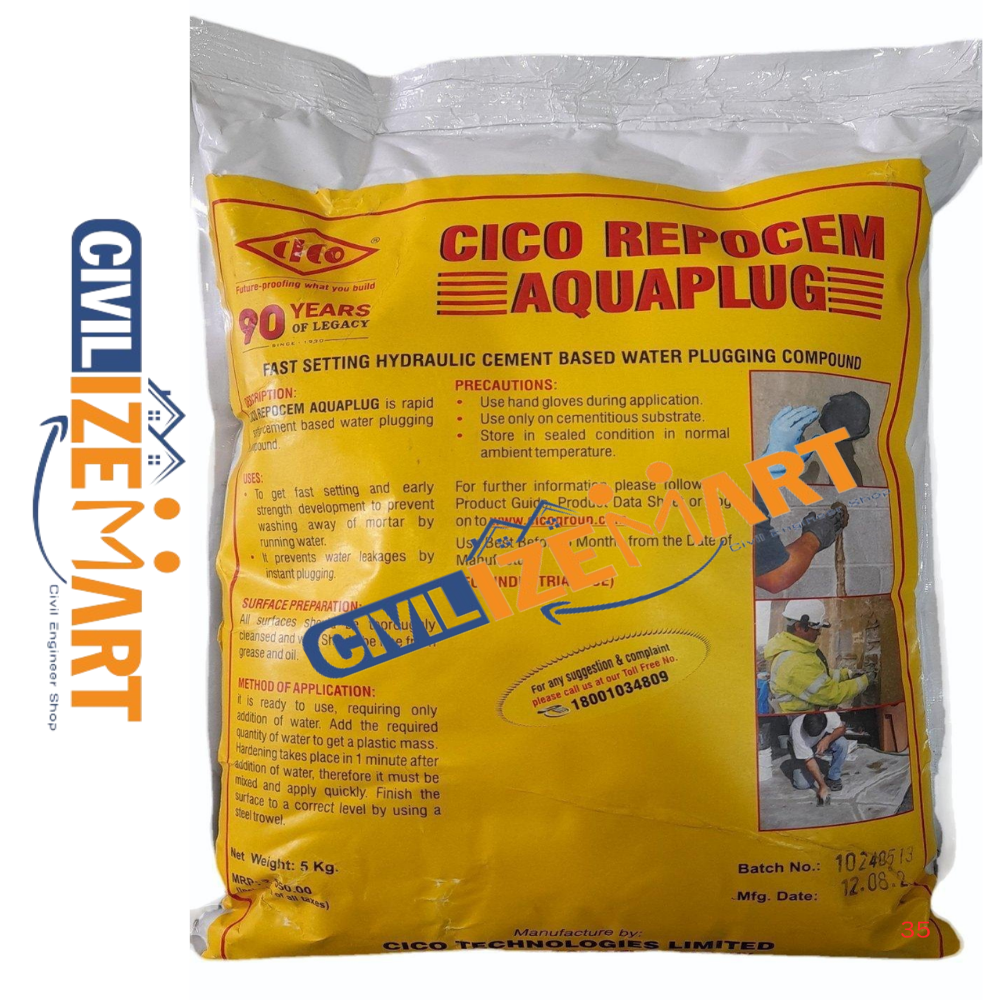 CICO AQUAPLUGE (5KG) WATERPROOFING COATING