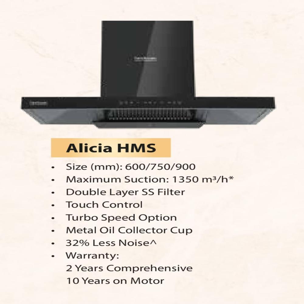 Hindware IOT Enabled Optimus IPro BLDC Chimney