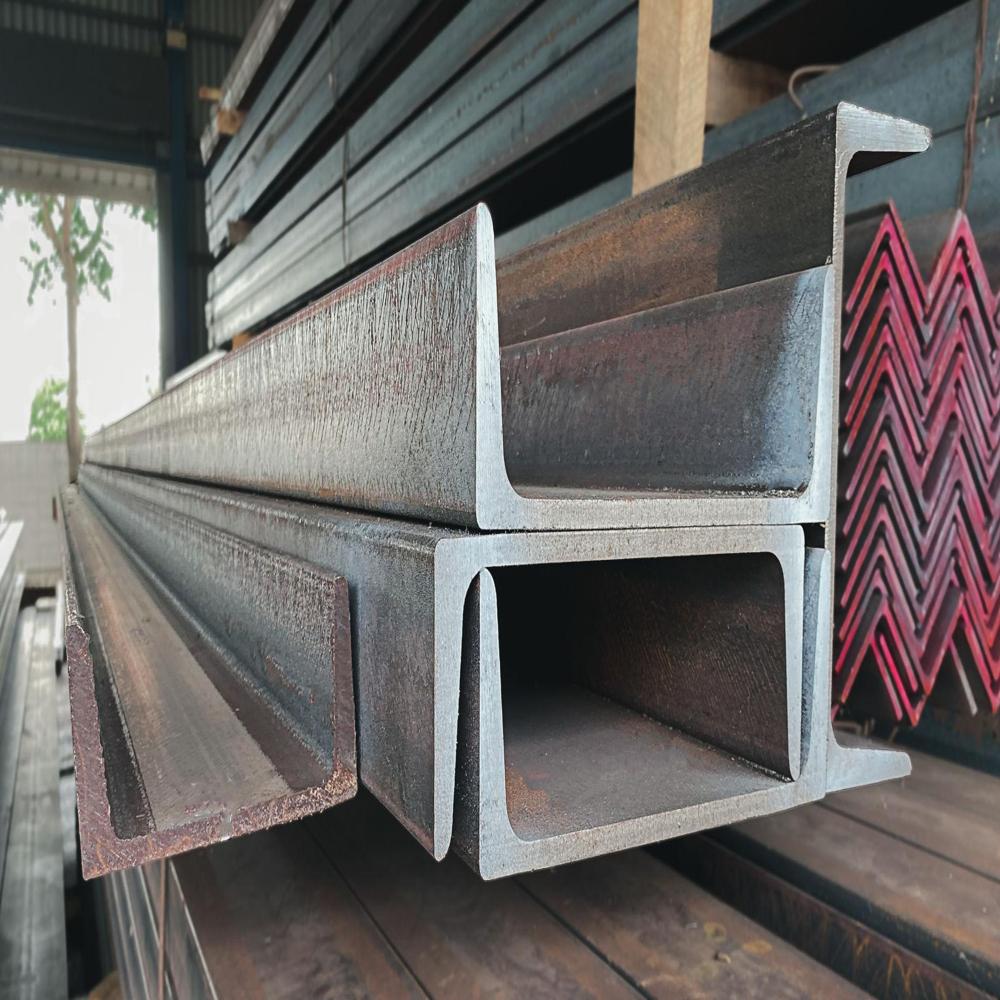 Industrial Channel - Customized Stainless Steel Products, Gray Polished Finish For Construction Applications