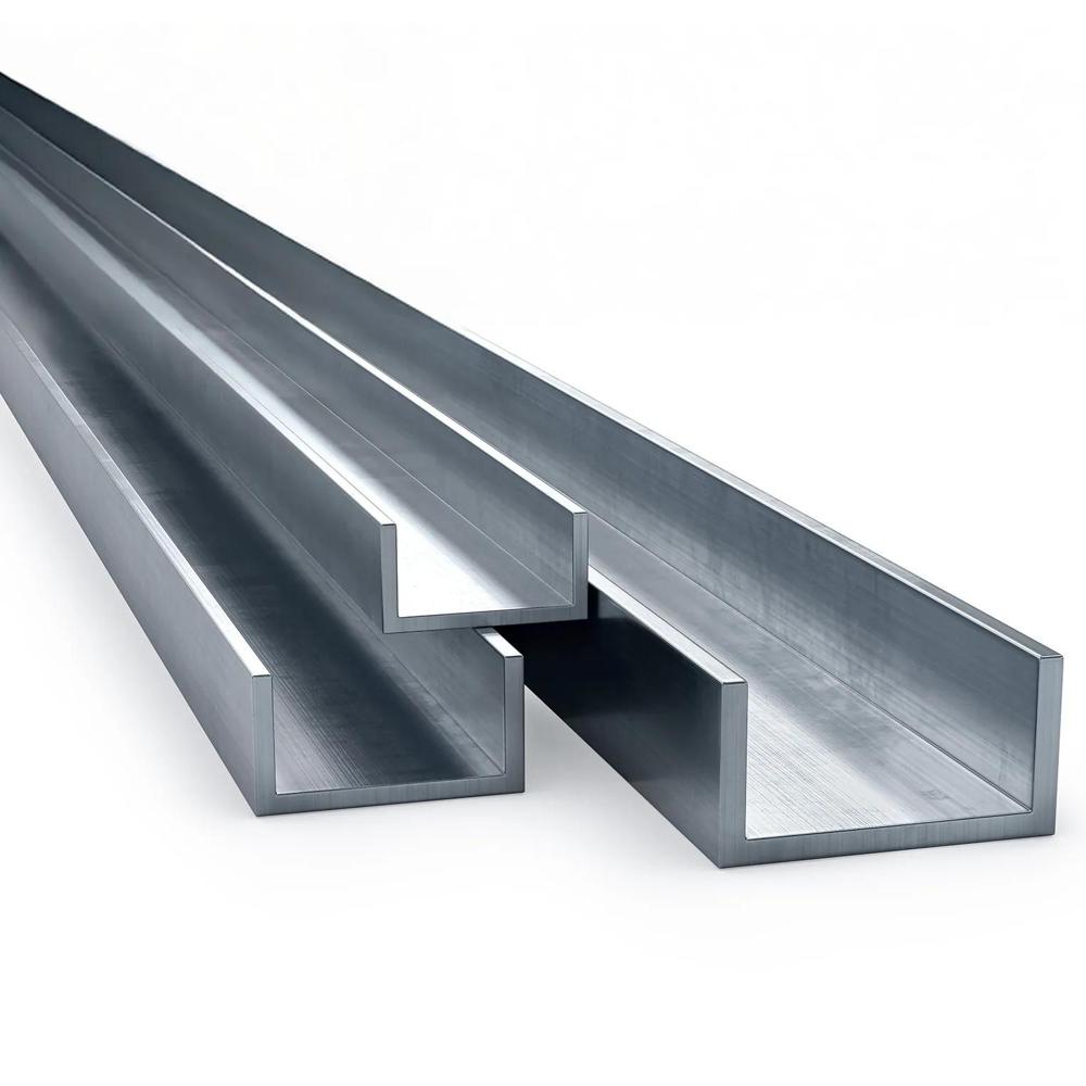 Industrial Channel - Customized Stainless Steel Products, Gray Polished Finish For Construction Applications