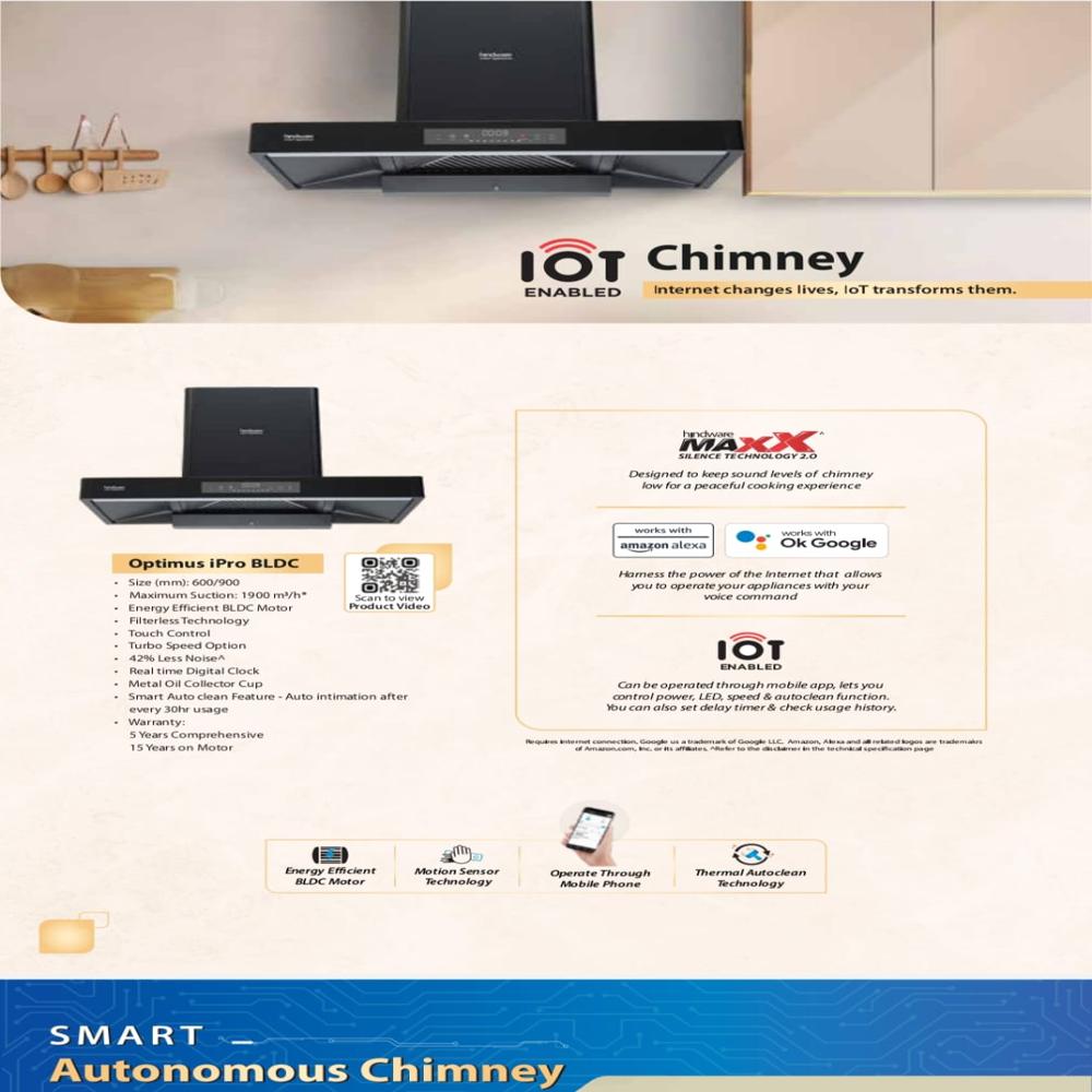IoT-enabled Kitchen Chimney