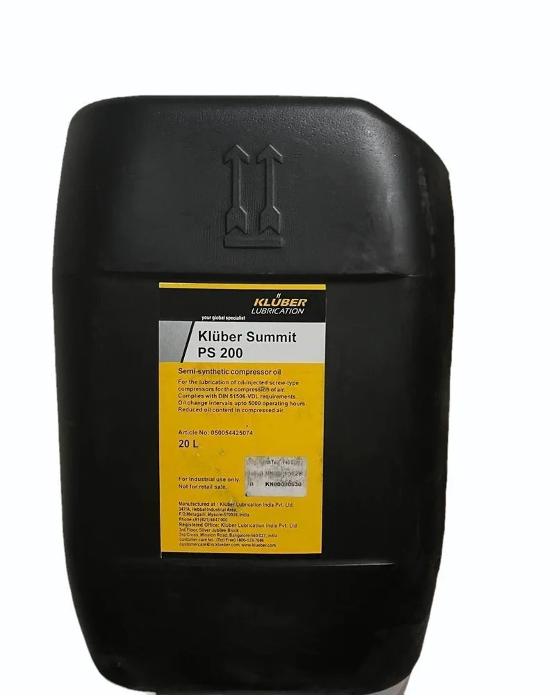Kluber Ps 200 Screw Compressor Oil
