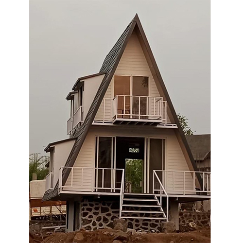 A-Frame Cabin - Front Elevation
