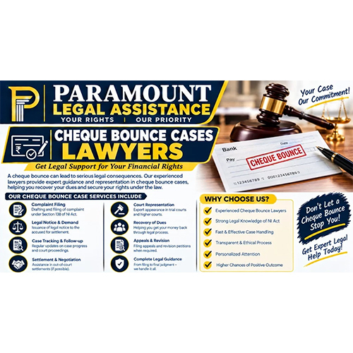Cheque Bounce Cases Lawyer