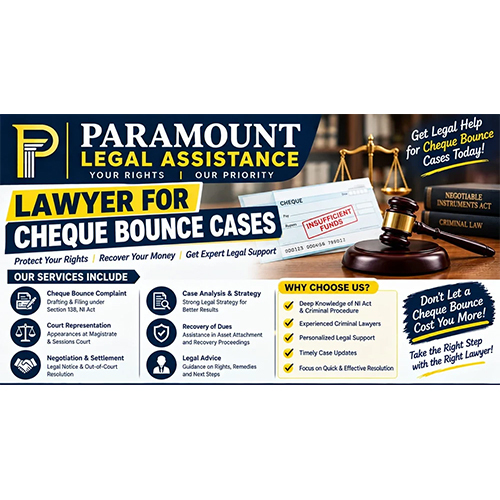 Lawyer For Cheque Bounce Cases