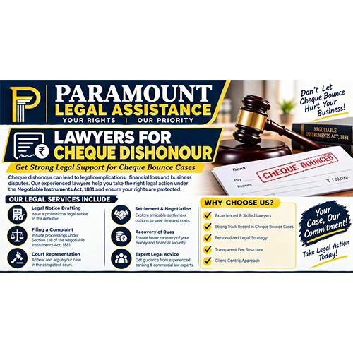 Lawyers For Cheque Dishonour