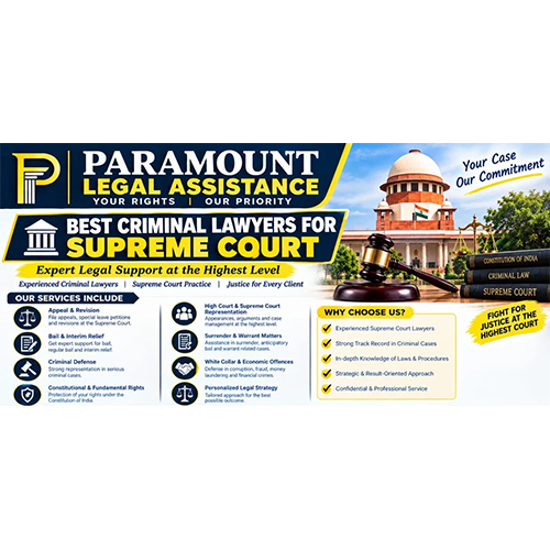 Best Criminal Lawyers For Supreme Court