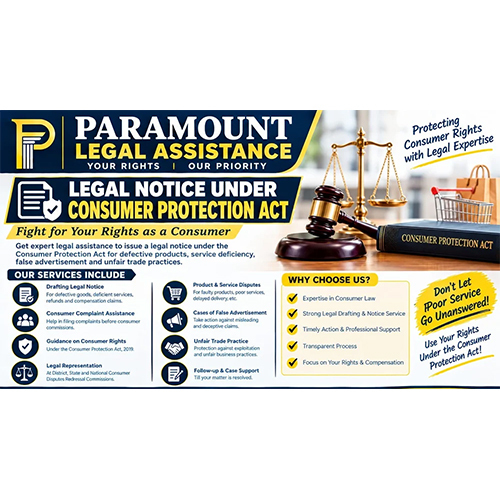Legal Notice Under Consumer Protection Act