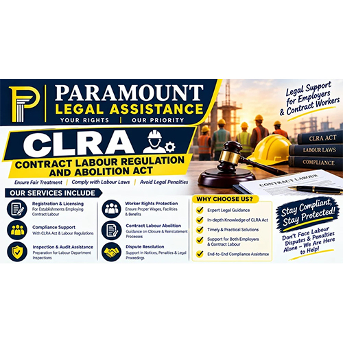 Clra - Contract Labour Regulation And Abolition Act