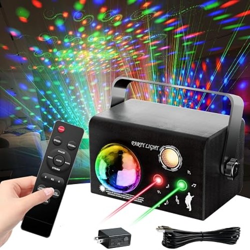 Rock Light RL-LL42D Rectangle 3 In 1 Effect Party Light