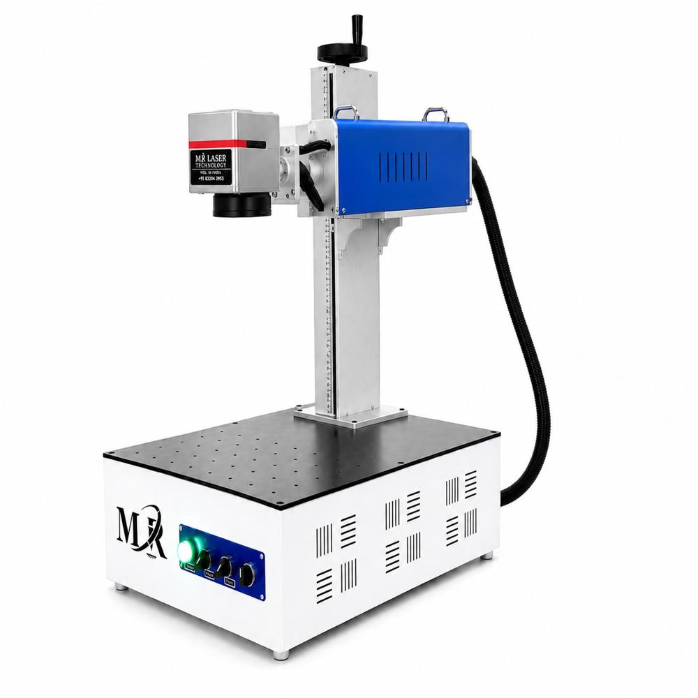 20W Portable Fiber Laser Marking Machine - Accuracy: 2 Mm