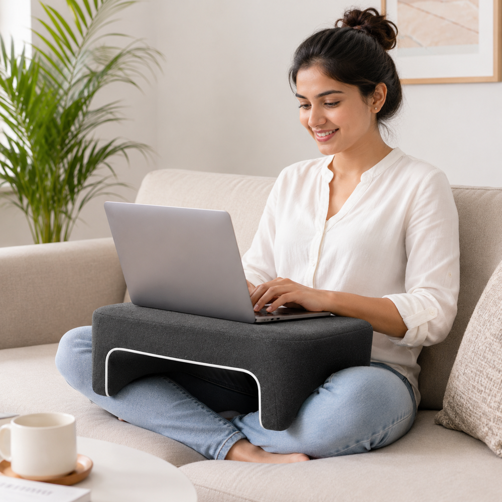 Lap Desk Pillow - Color: Black